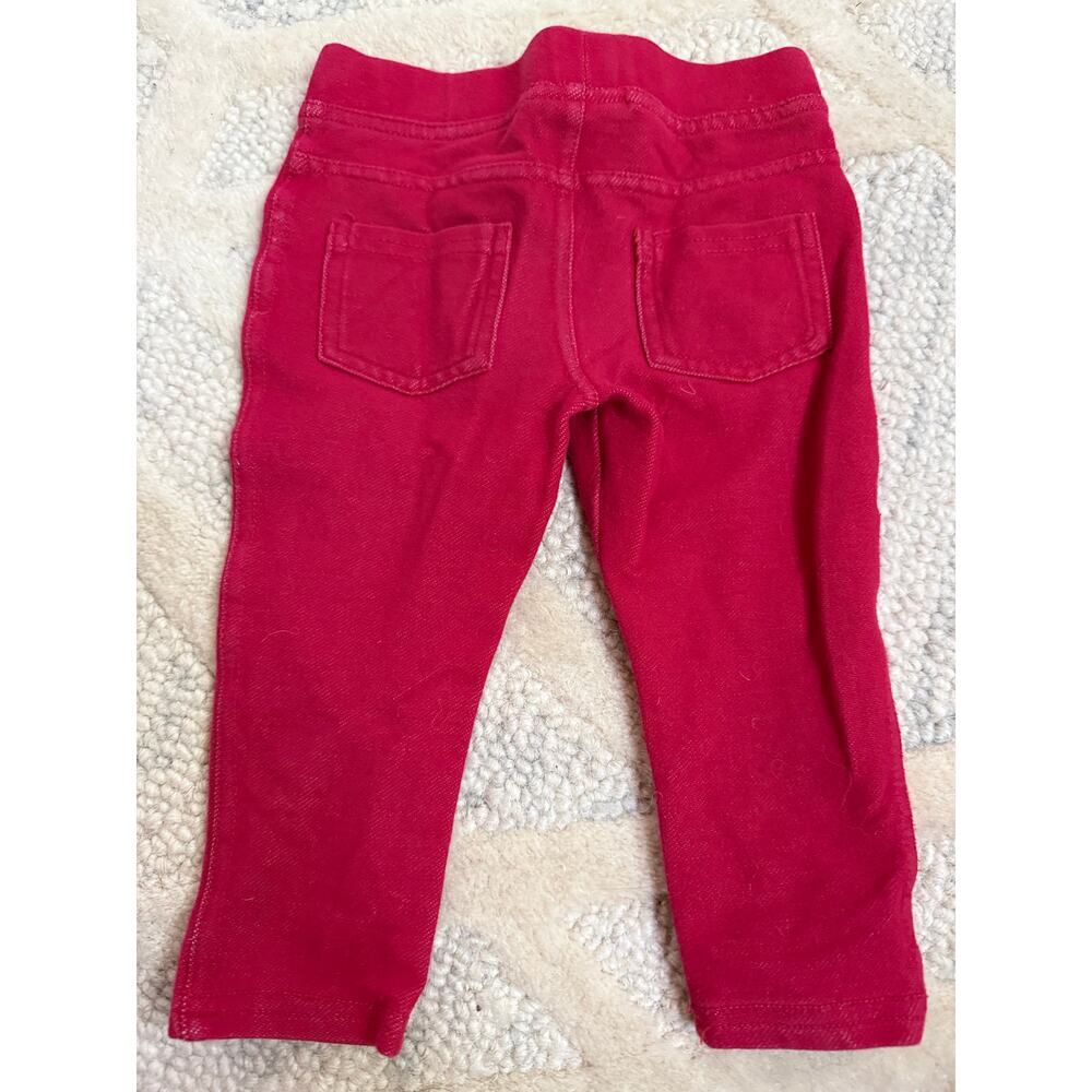 Maggie & Zoe Baby Girl Polka Dot Tunic Top Leggings Set Red White 12M - Picture 5 of 7